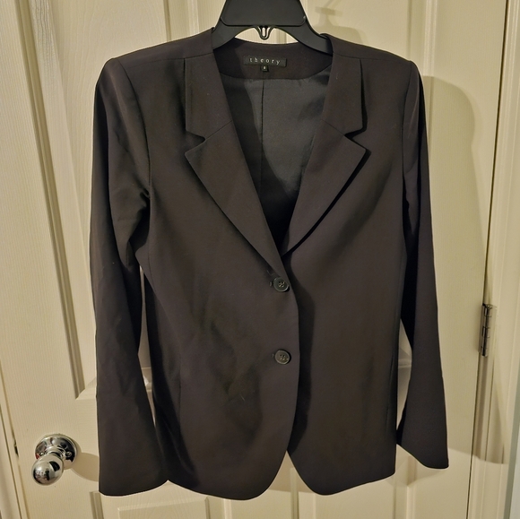 Theory Brown Womens Blazer Size 8 - Picture 1 of 6